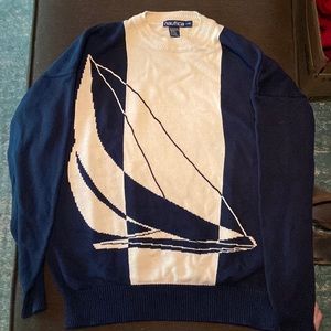 Vintage Nautica Sailboat Sweater